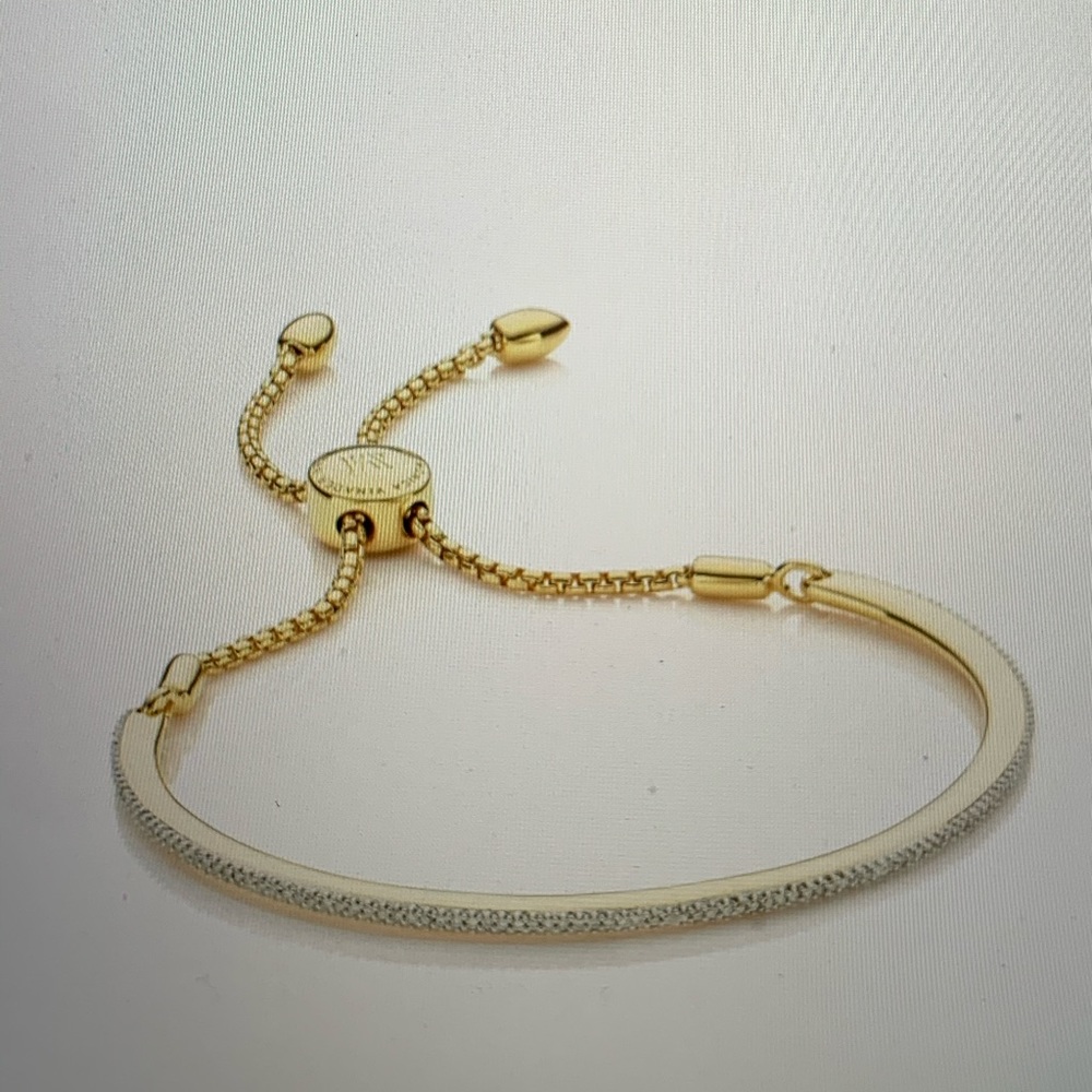 Monica Vinader Petite Skinny Bar Diamond Bracelet